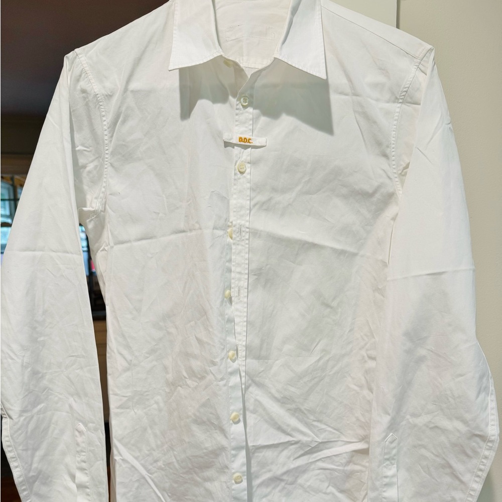 DSquared2 White Dress Shirt Classic 100 % Cotton Button-Down